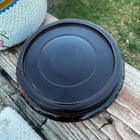 Cloisonné Bowl on Pedestal.  Antique.   Beautiful piece for display - Picture 2 of 8